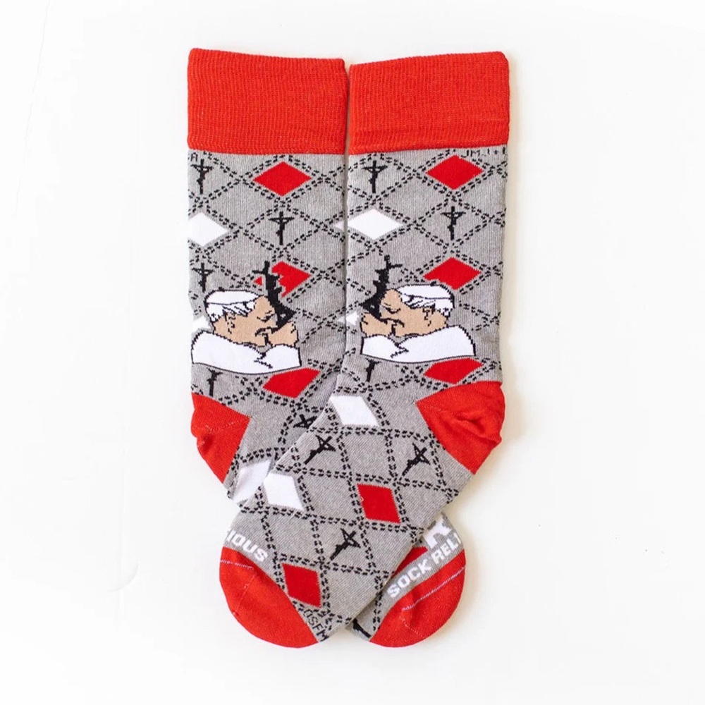 NWT Sock Religious Saint John Paul II dress socks